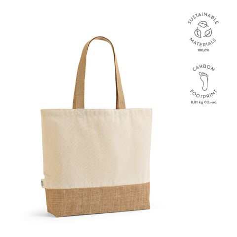 Mauna Kea Shopping Bag Recycled Cotton 220 gsm Beige | Without Branding
