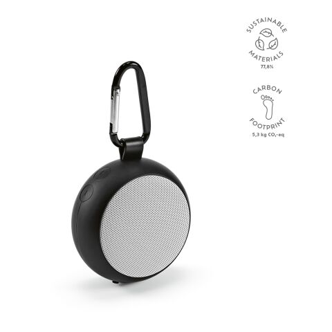 Darwin Speaker Recycled ABS 1000 mAh  Black | Without Branding | 1000 mAh