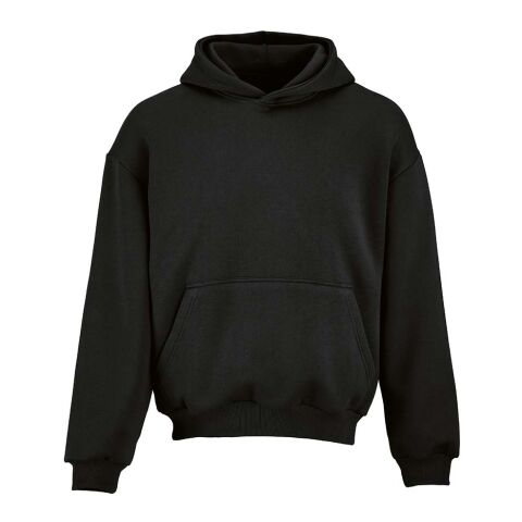 Ericeira Oversized hooded sweatshirt. Org. cotton, rCotton and rPET. Made in PT Black | No Branding | not available | not available | not available
