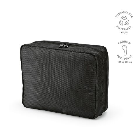 Venice Toiletry Bag rPET  Black | Without Branding