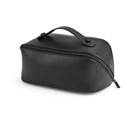 Macao Toiletry Bag 3.5L rLeather with zipper and handle Black | No Branding | not available | not available | not available