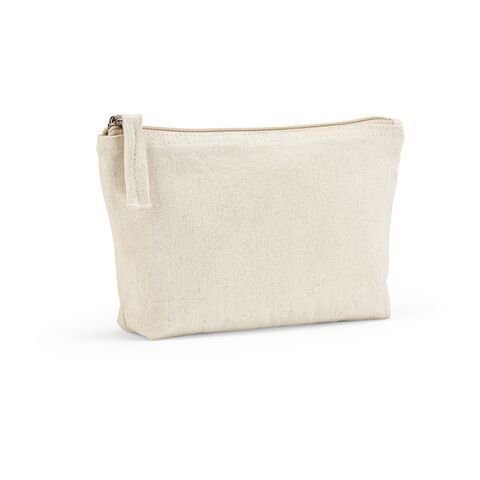Cairo S. Toiletry Bag 1.1L 320 gsm rCotton with zipper Natural | No Branding | not available | not available | not available