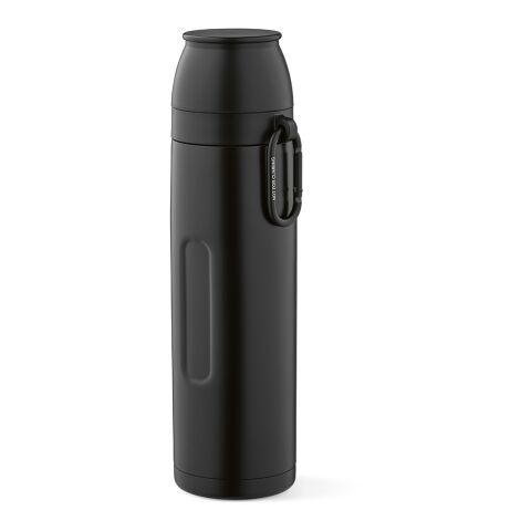 Flinders Thermos rSS 1080ml. 2 Cups and Carabiner  Solid black | No Branding | not available | not available | not available