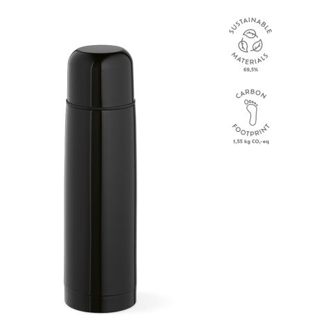 Danube Thermos Recycled Stainless Steel 500 ml Black | Without Branding