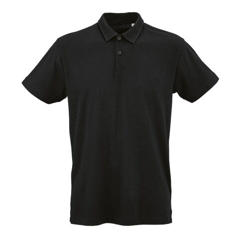 Ipanema short sleeve jersey polo shirt. 100% org. cotton. 160gsm Black | No Branding | not available | not available | not available