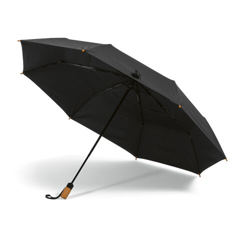 Jackson Umbrella rPET. 27&quot; Foldable. Automatic Opening/Closing Solid black | No Branding | not available | not available | not available