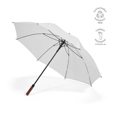 Aretha 32&quot; Umbrella rPET White | Without Branding