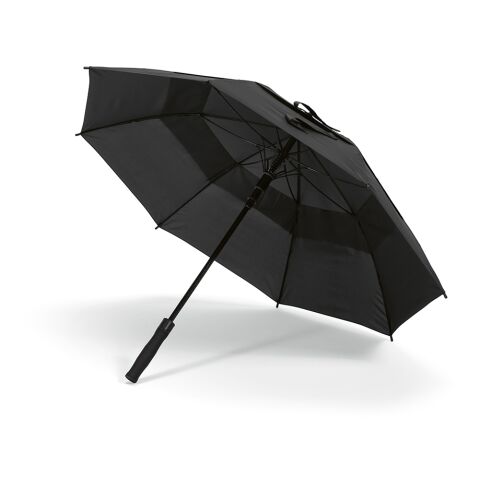 Prince Umbrella rPET. 23&quot; Storm-proof and Automatic Opening Solid black | No Branding | not available | not available | not available