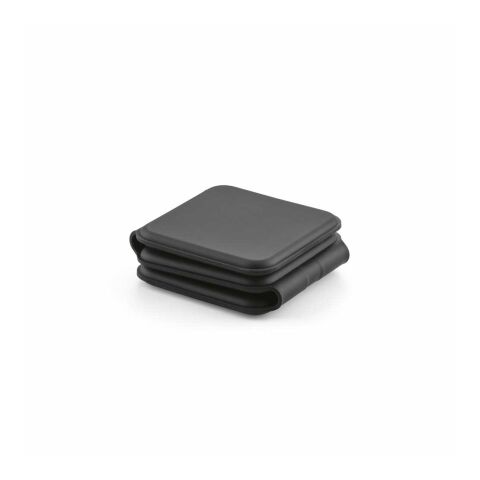 Planck 3-in-1 Wireless Fast Charger rABS. 15W. USB-C Port Solid black