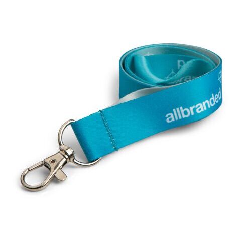 Express Lanyards Custom Pantone Colour | Front | 10 mm | Round Carabiner | without accessories | no buckle | no safety clip