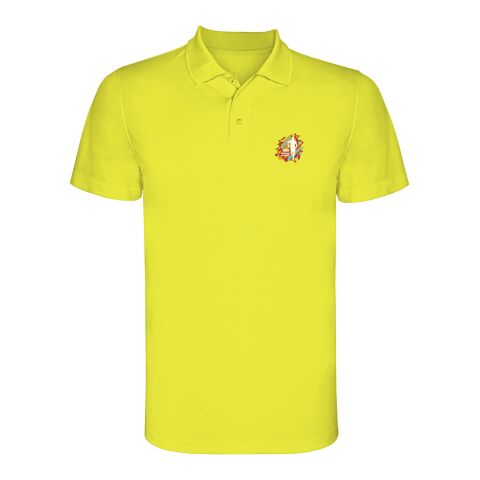 Monzha short sleeve kids sports polo Standard | Fluor Yellow | 4 | No Branding | not available | not available | not available