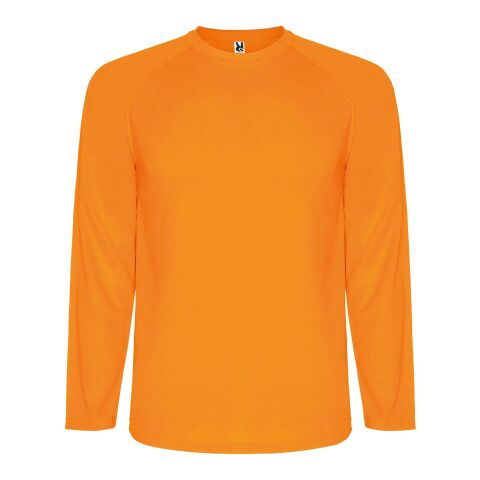 Montecarlo long sleeve kids sports t-shirt Standard | Fluor Orange | 12 | No Branding | not available | not available | not available