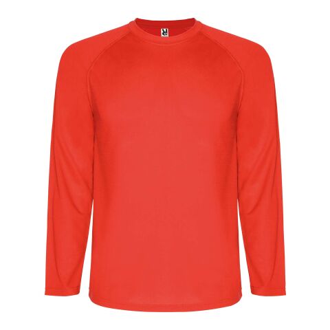 Montecarlo long sleeve kids sports t-shirt Standard | Red | 4 | No Branding | not available | not available | not available