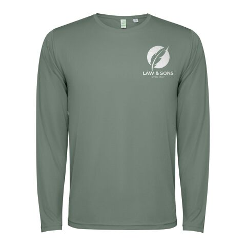 Estoril long sleeve kids t-shirt Standard | Laurel green | 8 | No Branding | not available | not available | not available