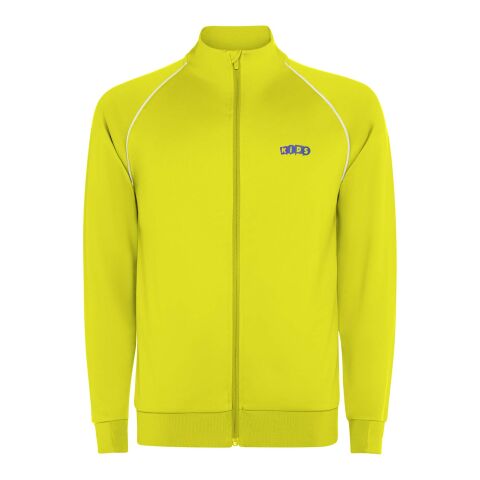 Valier full zip kids sweatshirt Fluor Yellow | 14