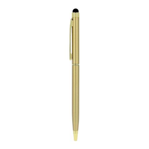 Sleek Stylus Executive pen gold | 1-colour Screen Print | Cap-Rear clip | 10.00 mm x 24.00 mm