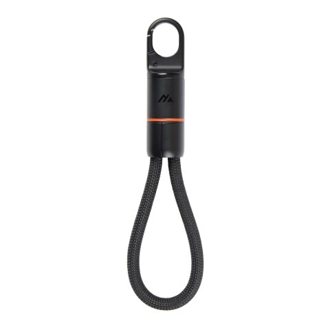Nordic Drift Everest USB-C 60W fast charging carabiner cable black