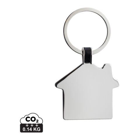 RCS recycled zinc alloy house keyring