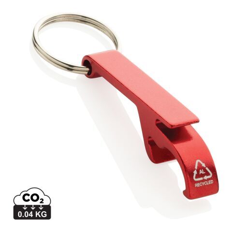 RCS recycled aluminum bottle and can opener red | No Branding | not available | not available