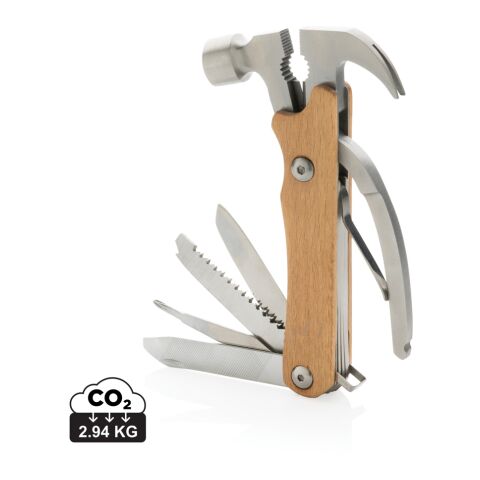FSC® wooden multi-tool hammer brown | No Branding | not available | not available