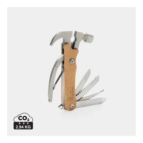 FSC® wooden multi-tool hammer brown | No Branding | not available | not available
