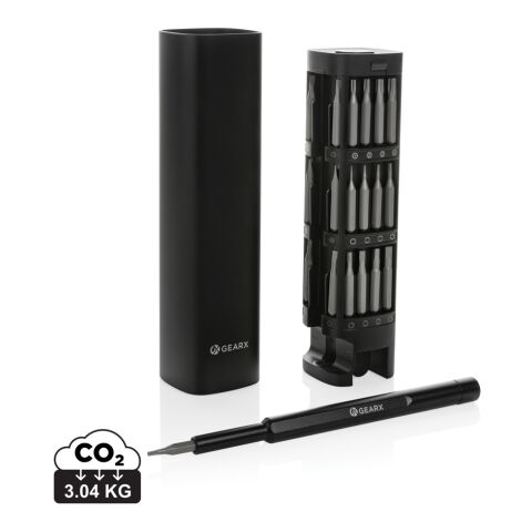 Gear X RCS recycled aluminum precision screwdriver set 56 pc black | No Branding | not available | not available