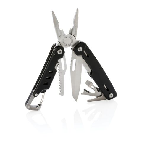 Solid multitool with carabiner 