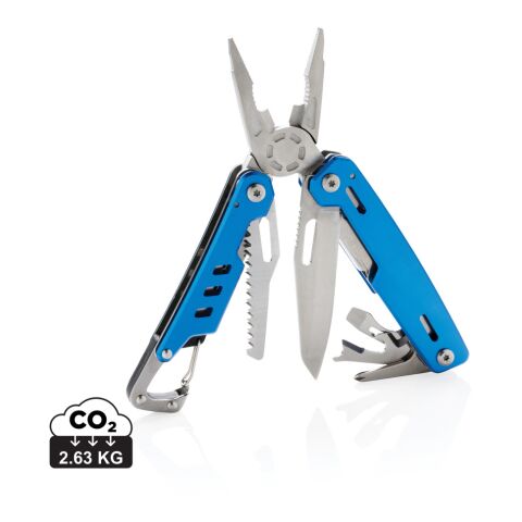 Solid multitool with carabiner blue | No Branding | not available | not available