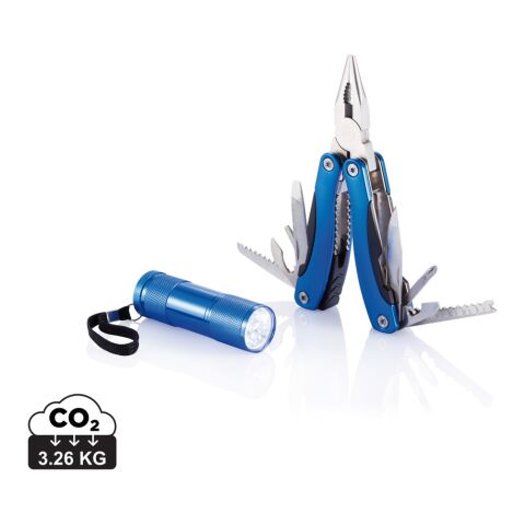 Multitool and torch set blue | No Branding | not available | not available