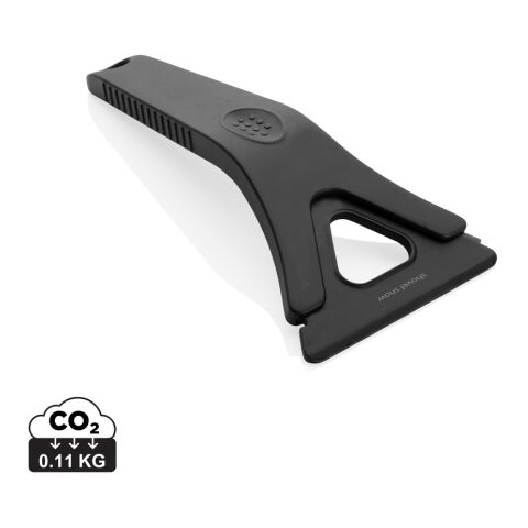 Polard RCS certified recycled plastic 3-in-1 ice scraper black | No Branding | not available | not available