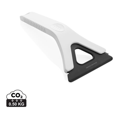 Polard RCS certified recycled plastic 3-in-1 ice scraper white | No Branding | not available | not available