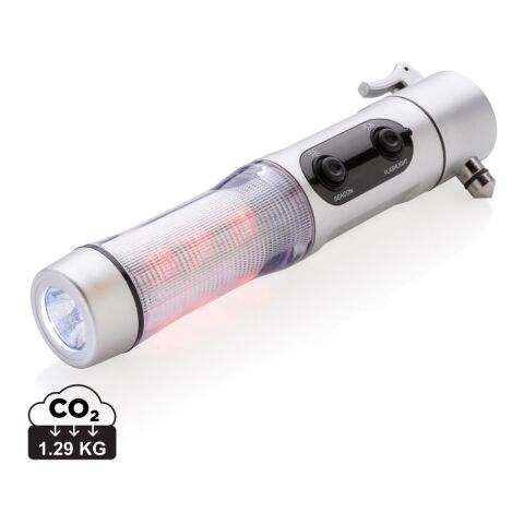 Emergency light with hammer