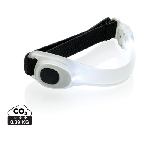 Safety led strap white-black | No Branding | not available | not available