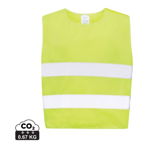 GRS recycled PET high-visibility safety vest 3-6 years yellow | No Branding | not available | not available