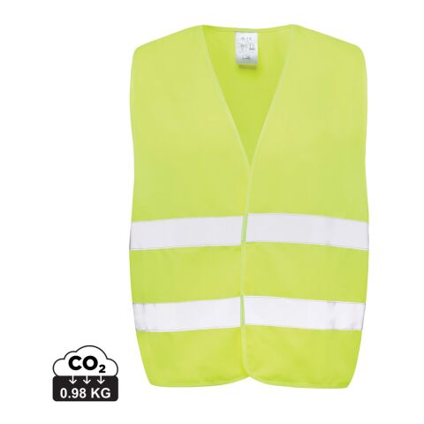 GRS recycled PET high-visibility safety vest yellow | No Branding | not available | not available