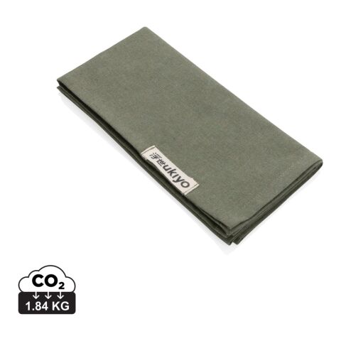 Ukiyo Aware™ 180gr rcotton table napkins 4pcs set green | No Branding | not available | not available | not available