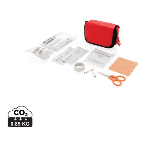 First aid set in pouch