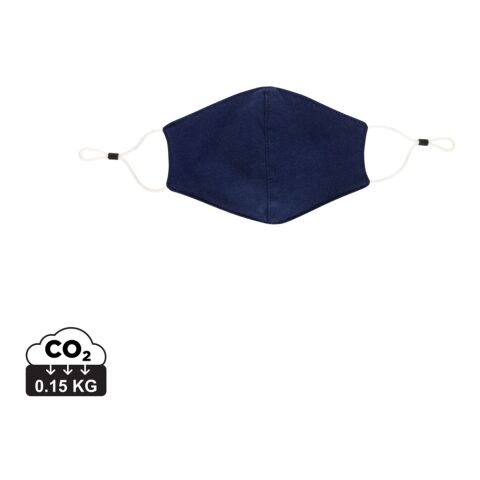 Reusable 2-ply cotton face mask navy | No Branding | not available | not available