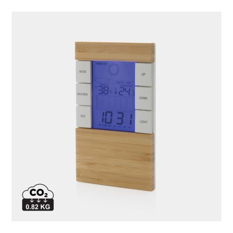Utah RCS rplastic and FSC® bamboo weather station brown | No Branding | not available | not available