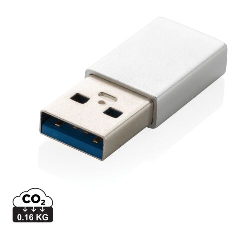 USB A to USB C adapter silver | No Branding | not available | not available