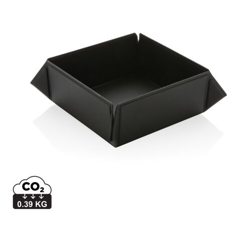 Swiss Peak RCS recycled PU foldable magnetic storage tray black | No Branding | not available | not available