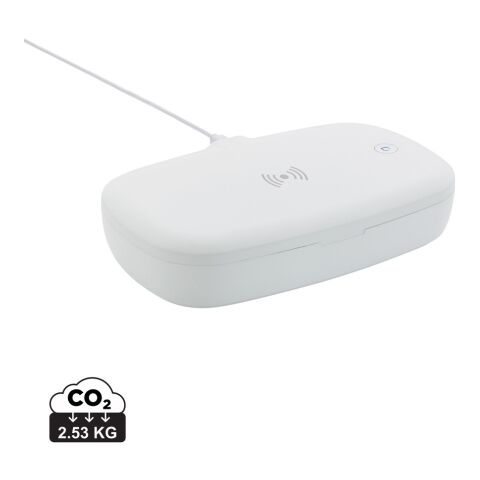 UV-C steriliser box with 5W wireless charger white | No Branding | not available | not available