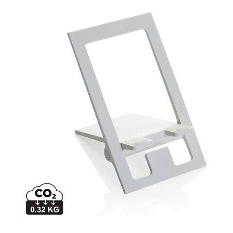SnapStand RCS recycled plastic foldable phone stand white | No Branding | not available | not available