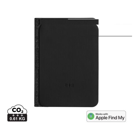 Trackmate RCS rpolyester passport holder worldwide locating black | No Branding | not available | not available