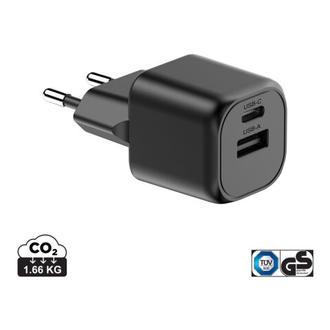 Urban Vitamin Monterey RCS recycled plastic 20W GAN charger black | No Branding | not available | not available