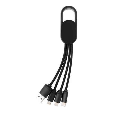4-in-1 cable with carabiner clip