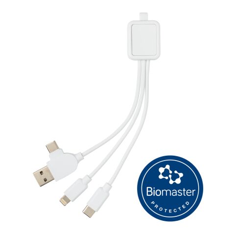 6-in-1 antimicrobial cable white | No Branding | not available | not available