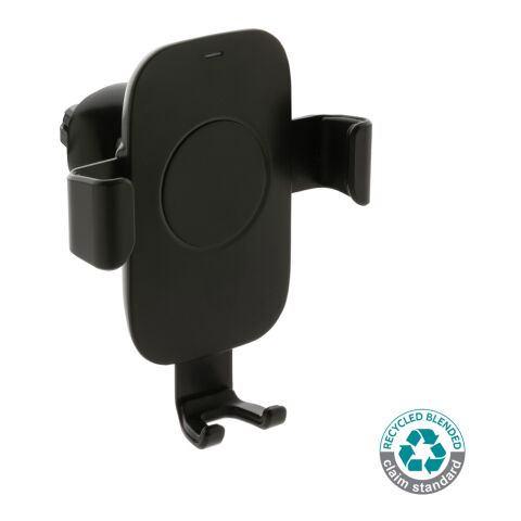 RCS recycled plastic 10W wireless charging car holder