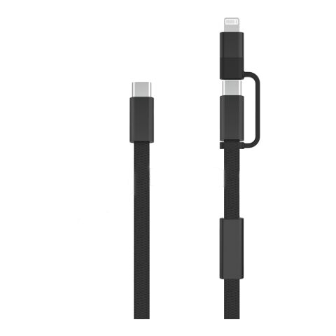 Arc RCS 60W 120 cm 2-in-1 fast charging cable black