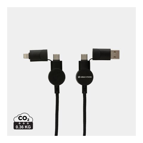 Oakland RCS recycled plastic 6-in-1 fast charging 45W cable